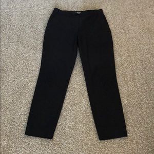 Black straight leg pants
